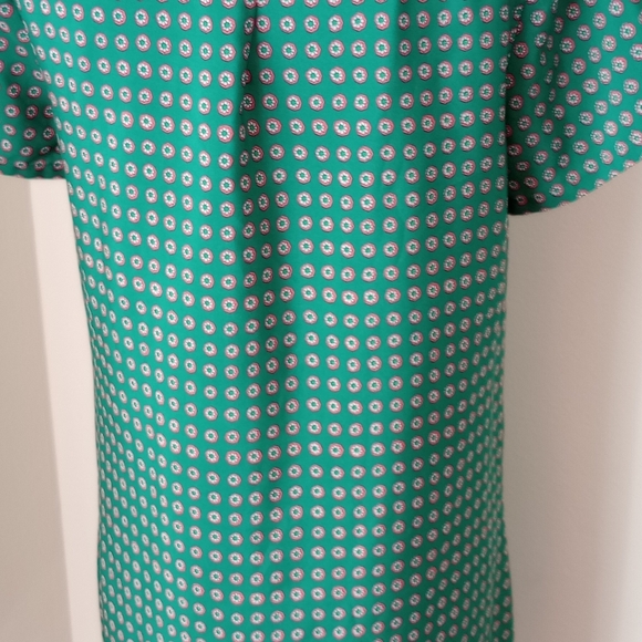 J.Crew Sz 6 Shift lined Dress Green - Picture 5 of 6